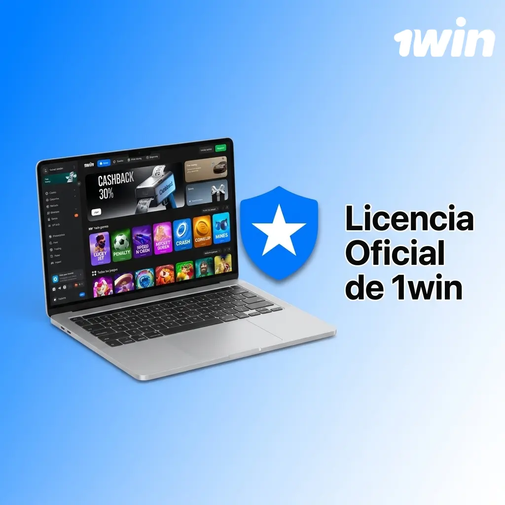 Licencia oficial de 1win emitida por autoridad reguladora de juegos, documento legal que certifica su operación segura